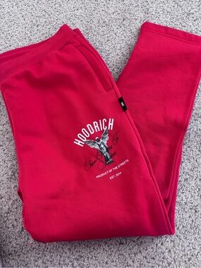 Hoodrich red joggers